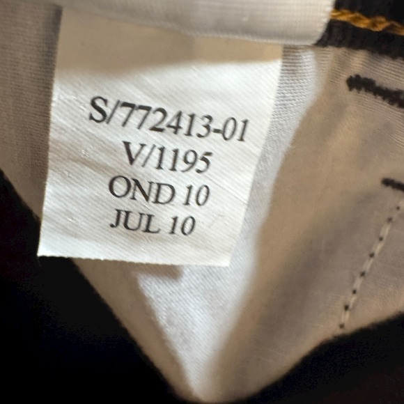 Old Navy Women's 10 Black Corduroy Pants Mid‎ Rise Bootcut Stretch Retro Y2K - Picture 5 of 8